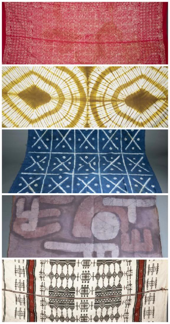 5 African textiles. 20th century. (1 of 18)