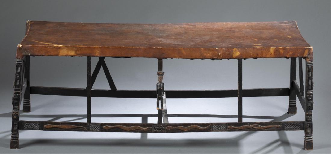 Chokwe complex colonial bench. 20th century. (1 of 6)
