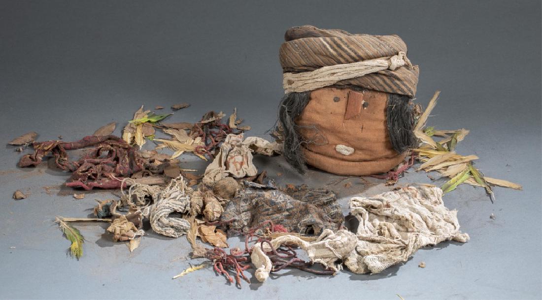 Chancay funerary mask. AD 1200-1400. (1 of 4)