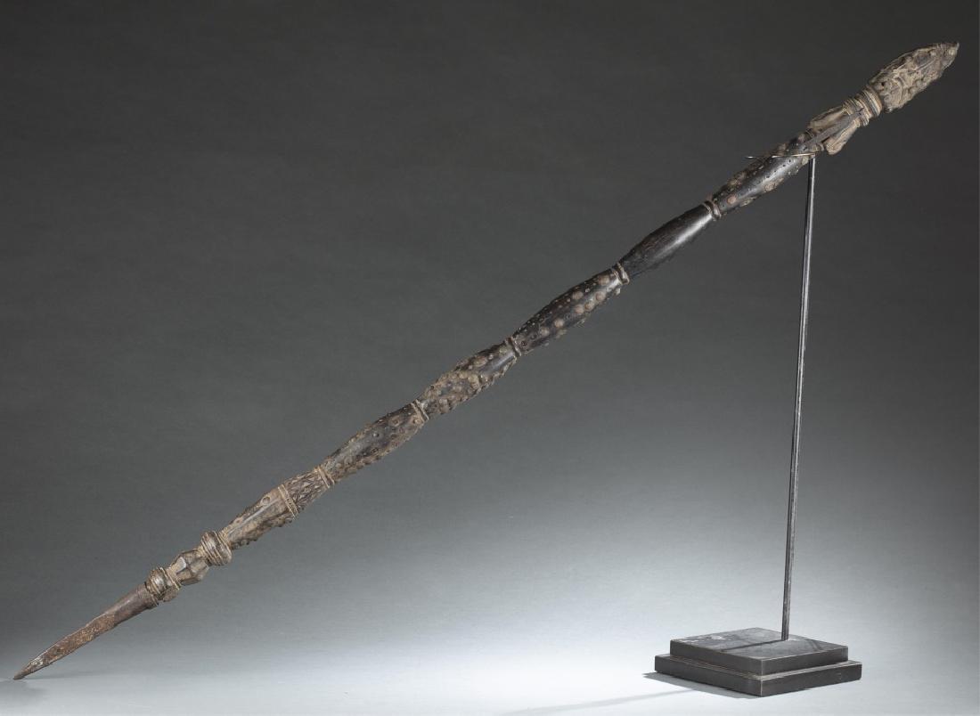 Poro society prestige staff. 20th century. (1 of 7)