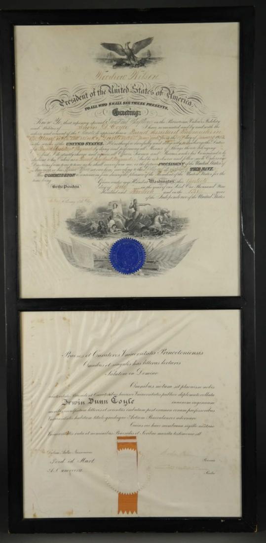 Woodrow Wilson Signed Documents (1 of 6)