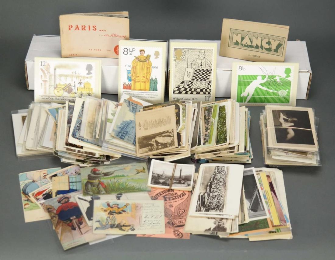 Approximately 250 postcards, cards, and misc. (1 of 8)