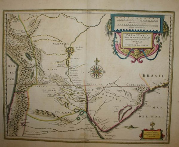 Blaeu, Paraguay...c.1630-50