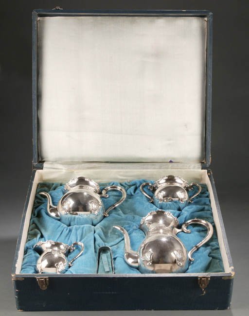 Sterling tea & coffee service, Kuyeda, Japan. - 2