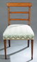 English Regency style, side chair, circa 1810.