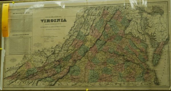 [Virginia]. Colton, G. W. & C. B. Map