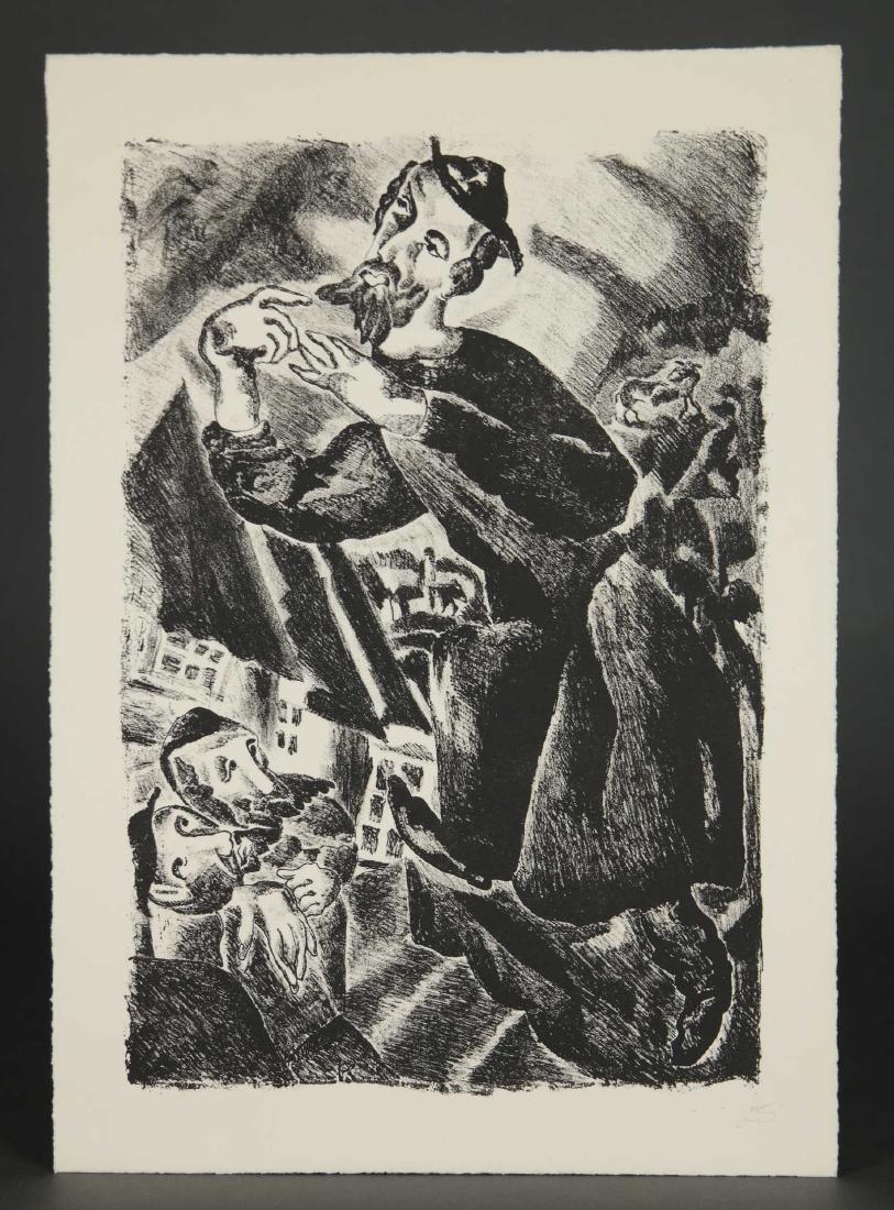 Peter Krasnow. Two Lithographs. 1928.: Krasnow, Peter (Ukranian-American, 1886-1979). Group of two lithographs. 1928. (1) "Glory." Sheet: 14 3/4" x 17". (2) "Mystic." Sheet: 14 3/4" x 10 3/8"._x000D_ Condition Near fine.