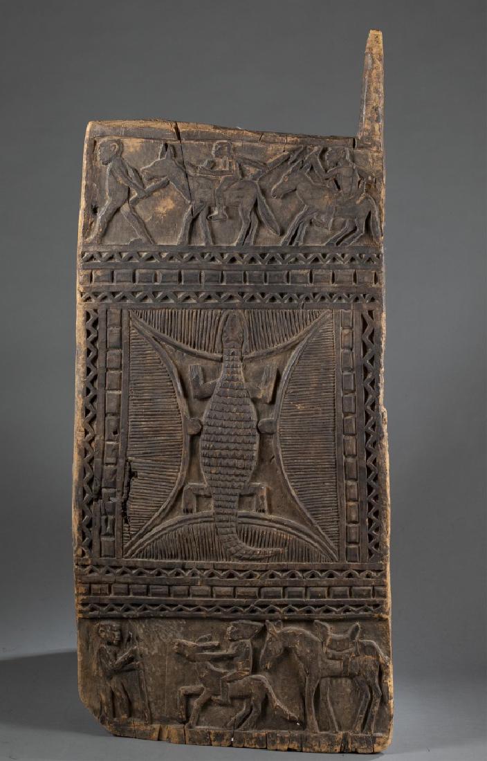 Senufo style wooden door. 20th century. (1 of 6)