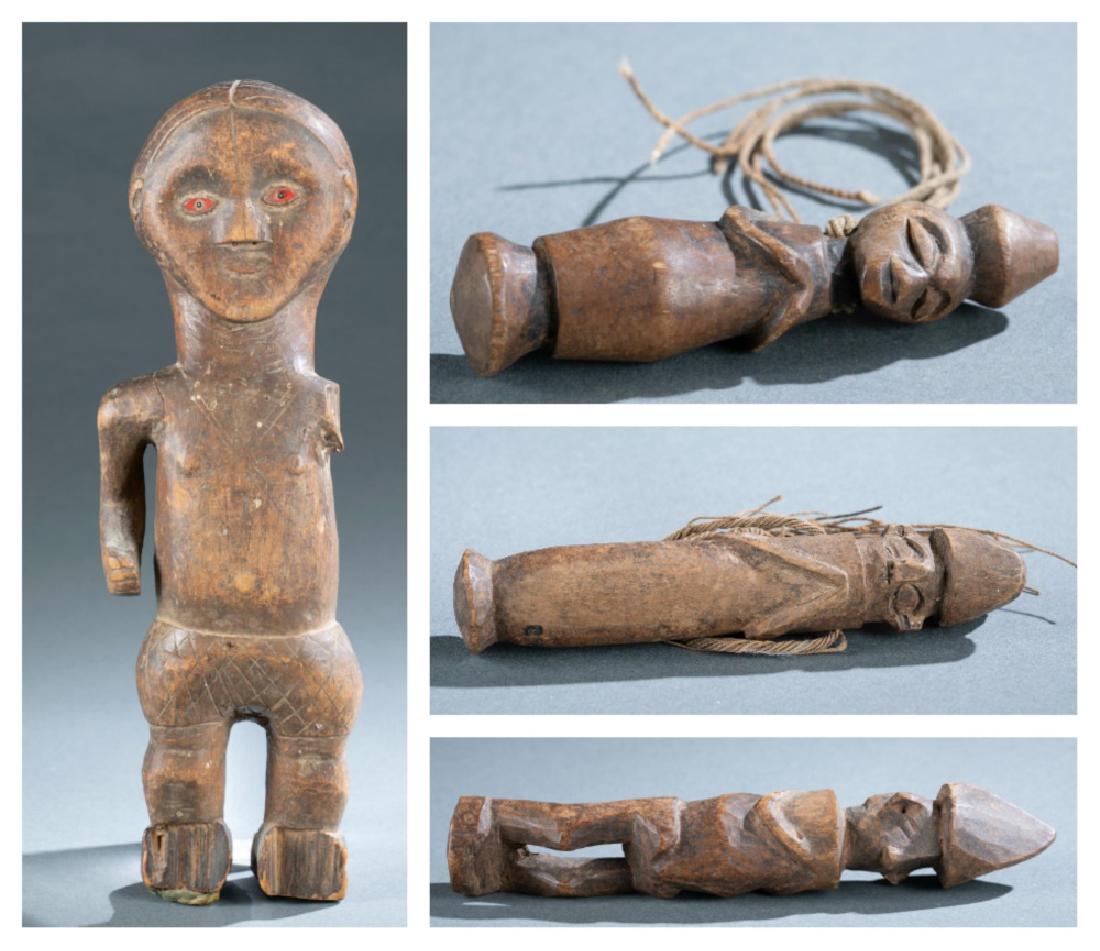 3 Yaka figures and 1 Congo style figure. 20th c. (1 of 18)