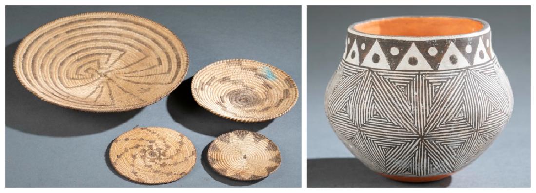 5 Native American vessels. 20th century. (1 of 11)