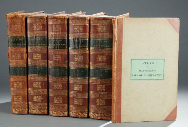 Marshall THE LIFE OF GEORGE WASHINGTON, 6v 1805-0: [Washington, George]. John Marshall. The Life Of George Washington, Commander in Chief of the American Forces... Compiled under the Inspection of the Honourable Bushrod Washington, from Original Paper
