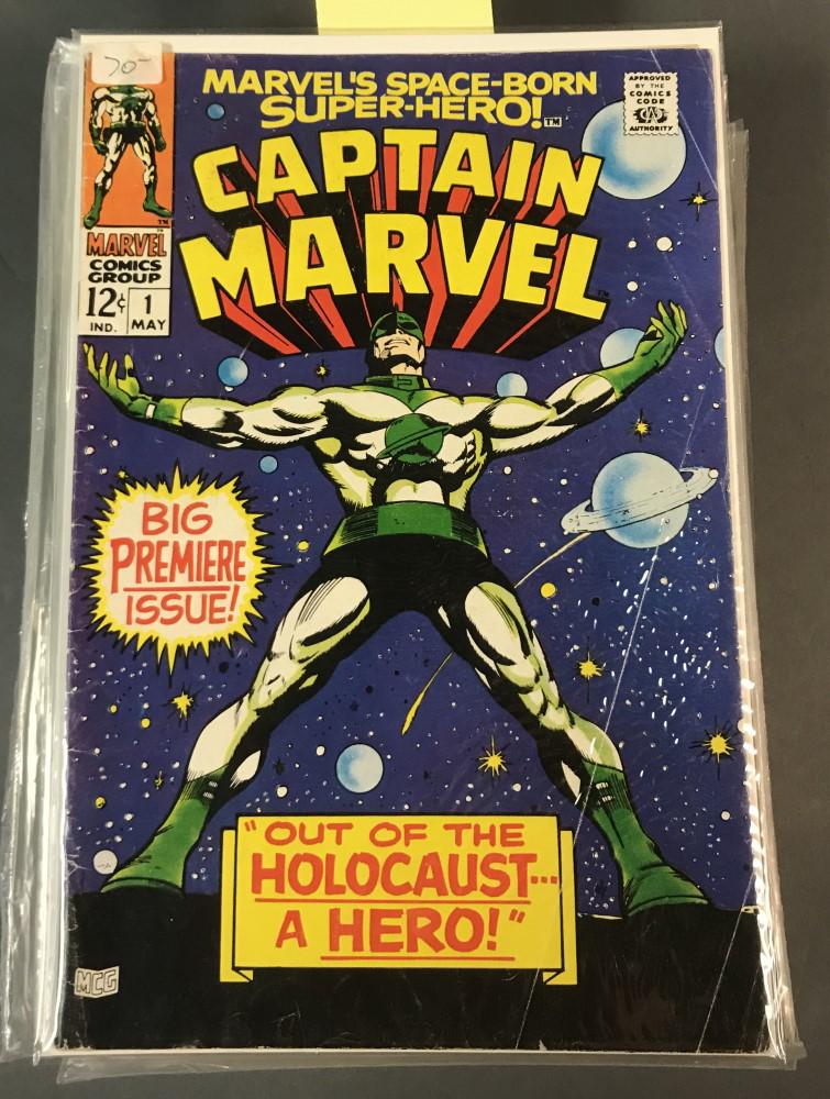 Collection of Captain Marvel Comic Books (1 of 7)