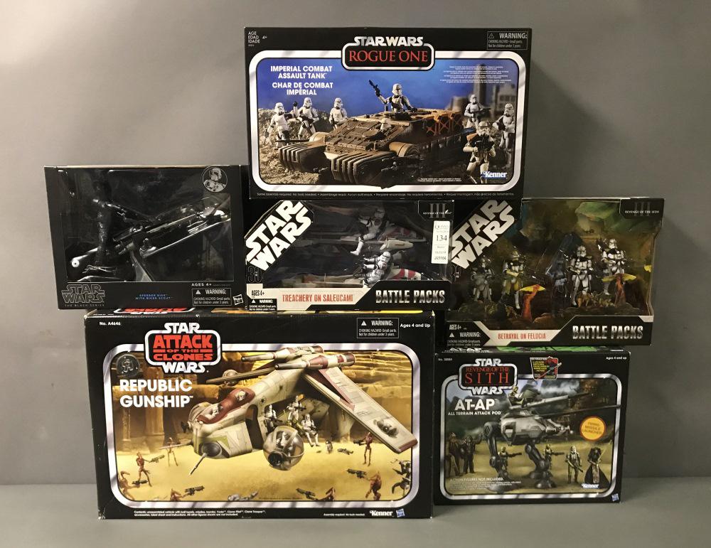 Group Of Six Star Wars Toys In Original Boxes (1 of 6)