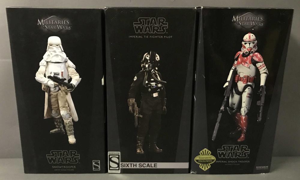 Group Of Three Star Wars Action Figures (1 of 4)