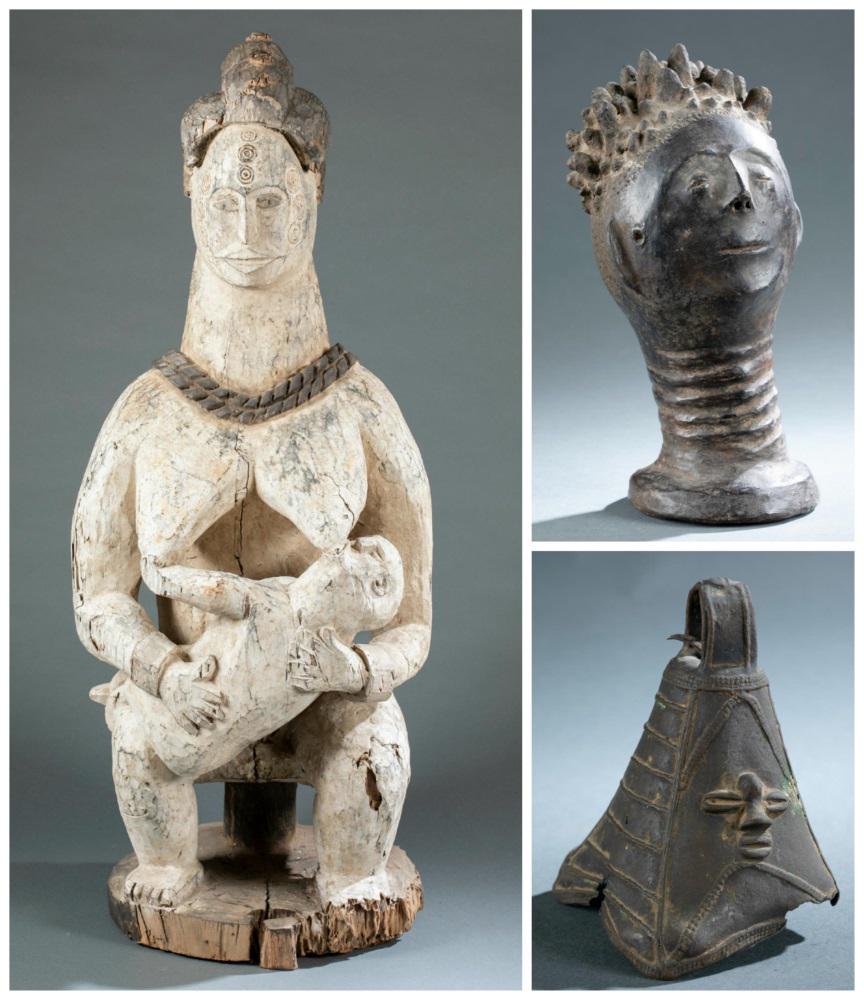 3 West African Objects. 20th c. (1 of 18)