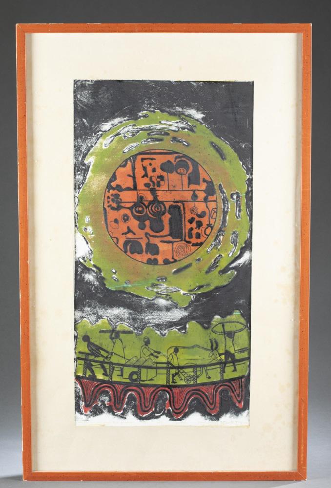 David H Dale, When the Sun Sets, 1973, Etching. (1 of 7)