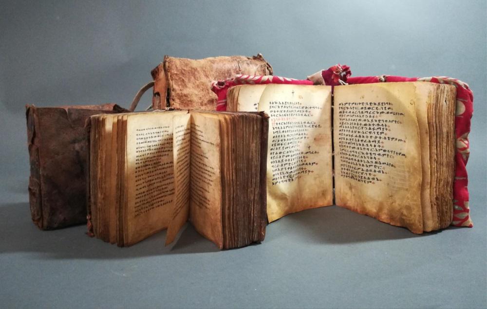 2 Ethiopian Coptic Bibles. 19th/20th c. (1 of 10)