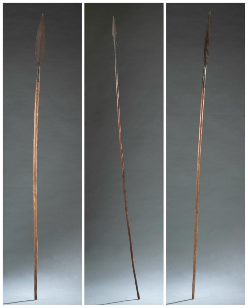 3 African spears. 20th c. (1 of 10)