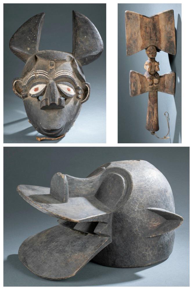 3 African Objects. 20th c. (1 of 11)