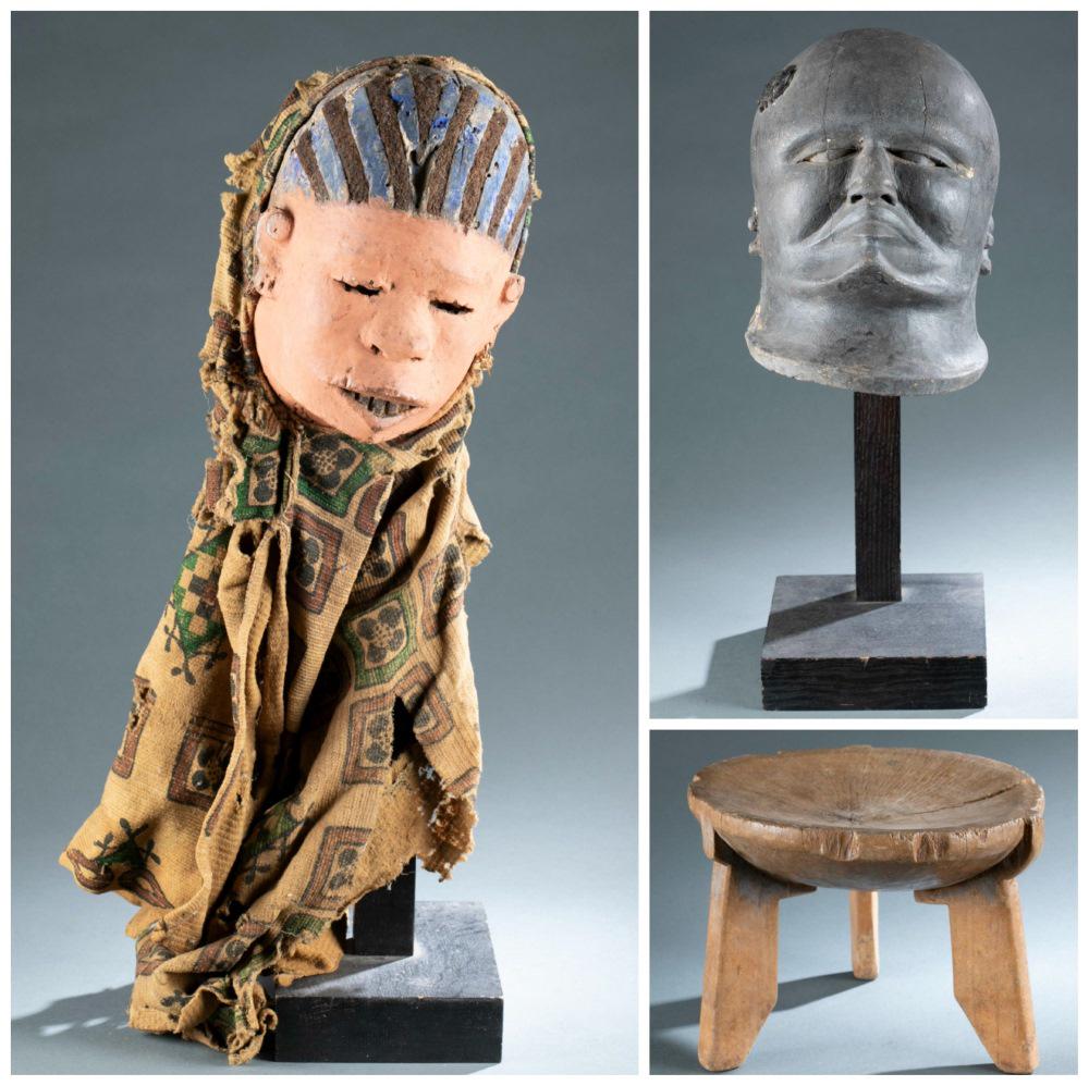 3 African Objects. 20th c. (1 of 20)