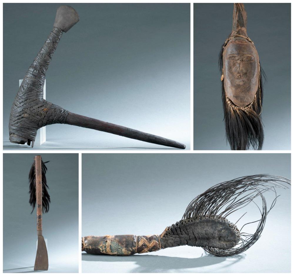 4 African & Oceanic Objects. 20th c. (1 of 20)