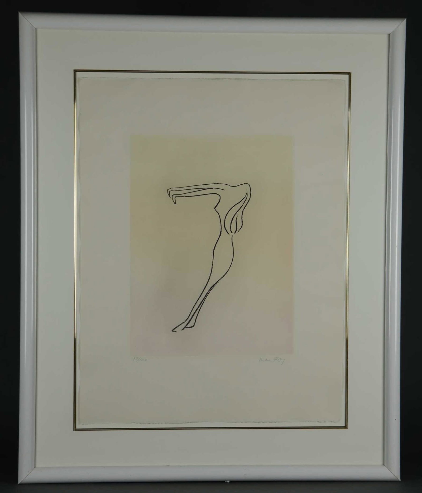 Man Ray. Etching. Composition from Anatoms. 1970.: Ray, Man (American, 1890-1976). Composition from the Anatoms series. 1970. Etching and aquatint in colors. Edition 27 of 100. Editioned and signed in pencil, l.l., l.r., respectively. Anselmini 70L. F