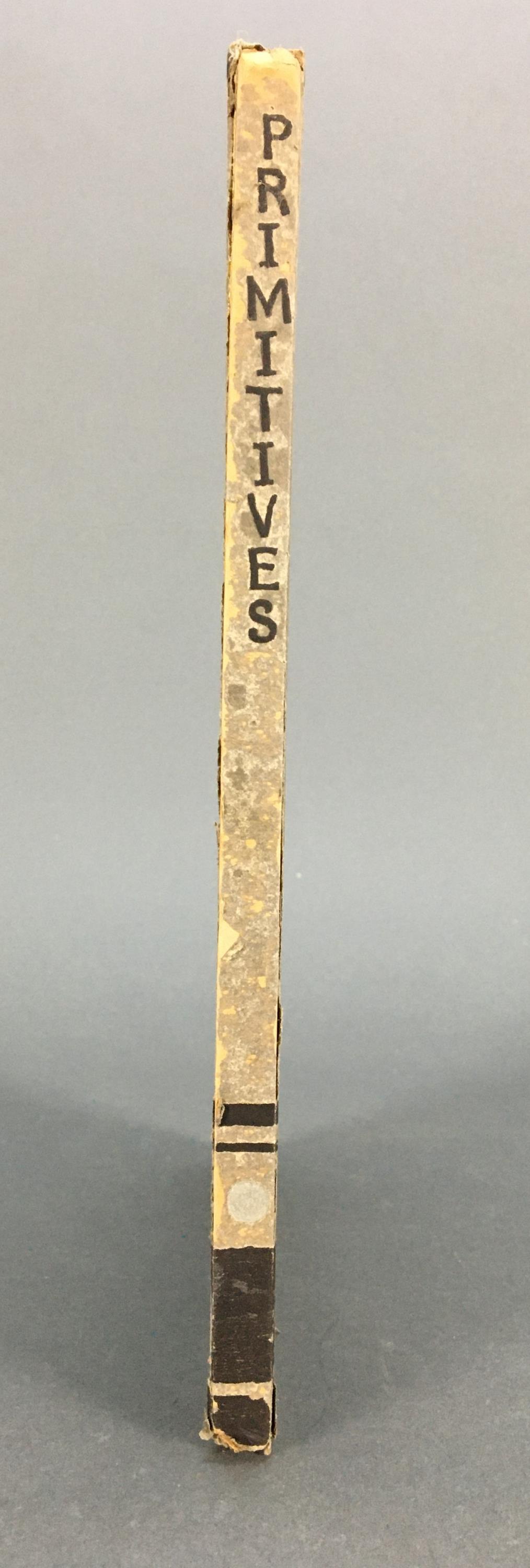 Max Weber. Primitives: Poems and Woodcuts. 1923.: [Weber] Weber, Max. Primitives: Poems and Woodcuts. Spiral Press, New York, 1926. Number 45 of 350. 8vo, With 11 woodcuts printed in brown. Signed by Weber below one of eleven woodcuts. Original handm