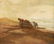 American School, Gathering Kelp, 20th c., O/C. - 2