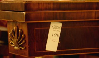 Flip-top pedestal game table with inlay - 2