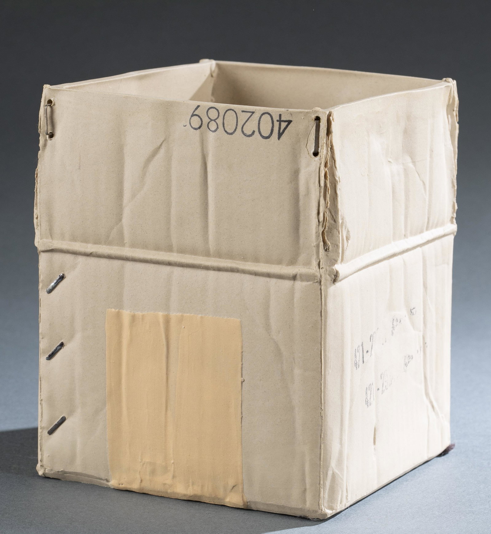 3 Michael Harvey ceramic vases.: A group of three Michael Harvey (Canadian, 20th century) ceramic pop art boxes.