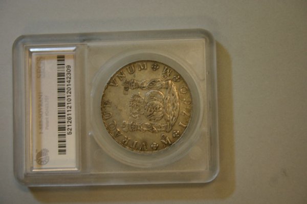 1760 Pillar Dollar XF-45.
