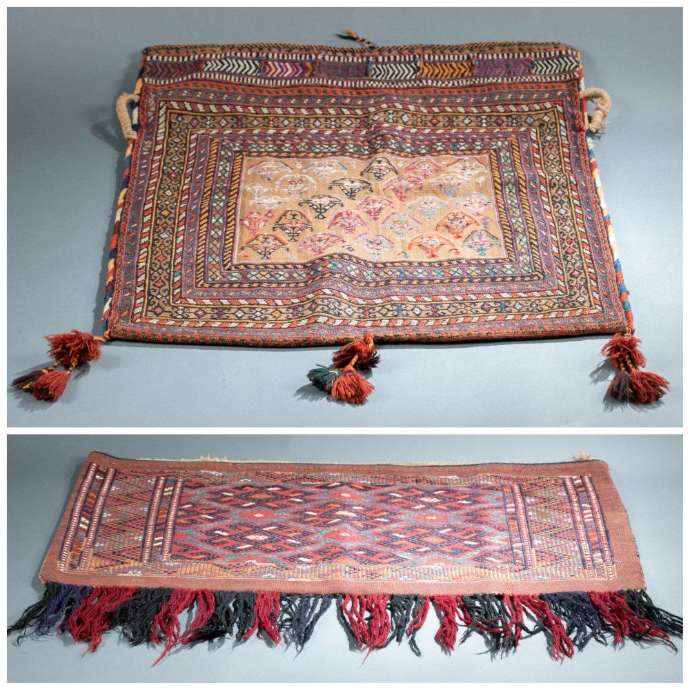 2 Afghan Saddle Bags. 20th c. (1 of 9)