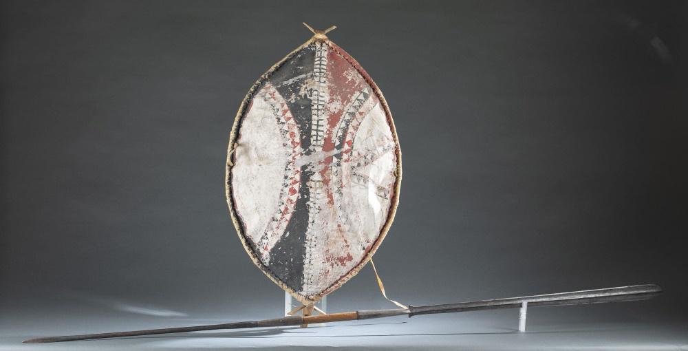 2 Maasai Weapons/Armor. 20th c. (1 of 7)