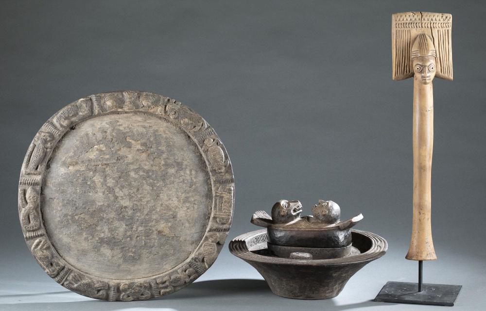 3 Nigerian Objects. 20th century. (1 of 11)