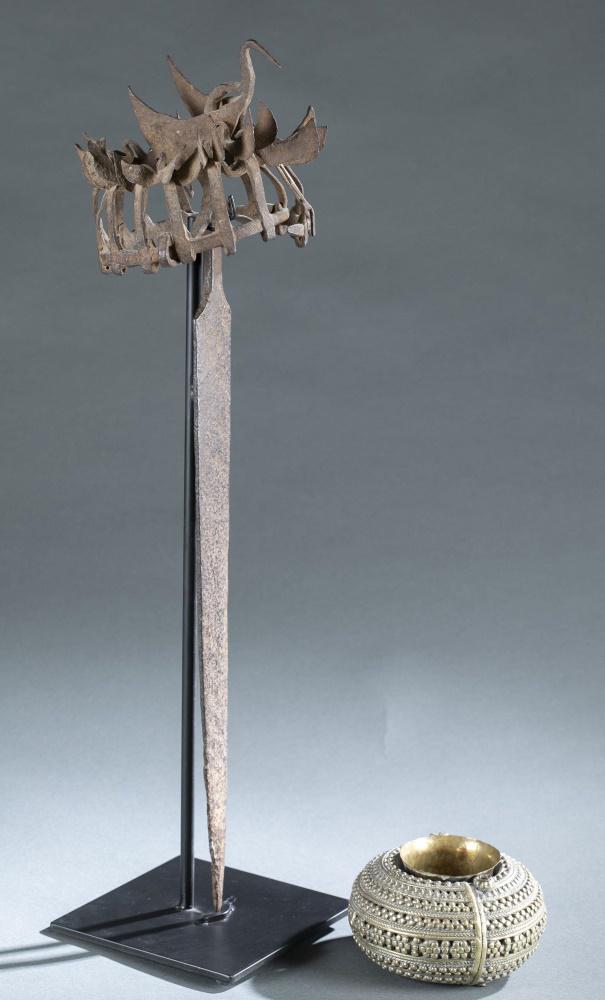 2 Metal Objects. 20th c. (1 of 9)