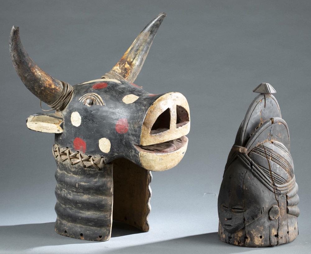 2 West African Style Masks. (1 of 8)