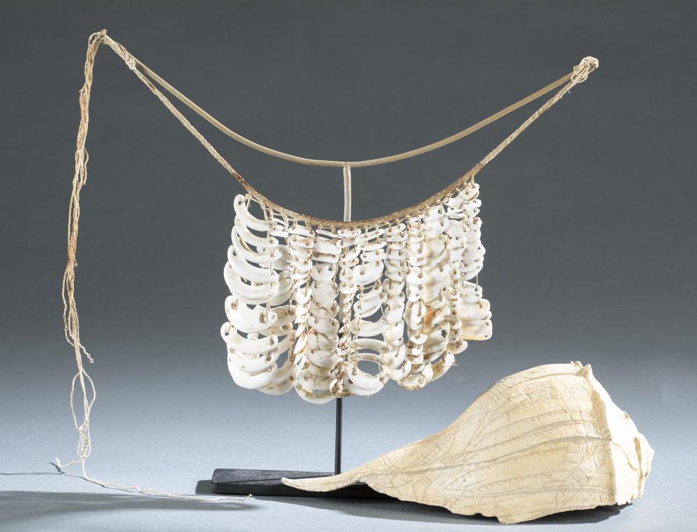 2 Pacific Shell Objects. 20th c. (1 of 6)