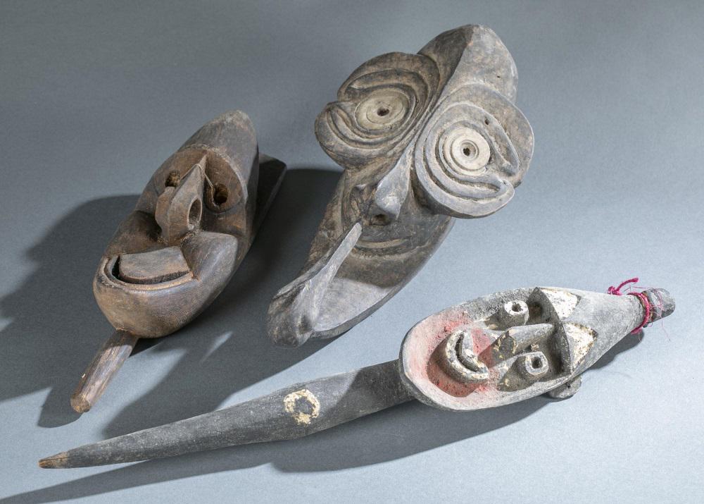 3 Oceanic Masks. (1 of 7)