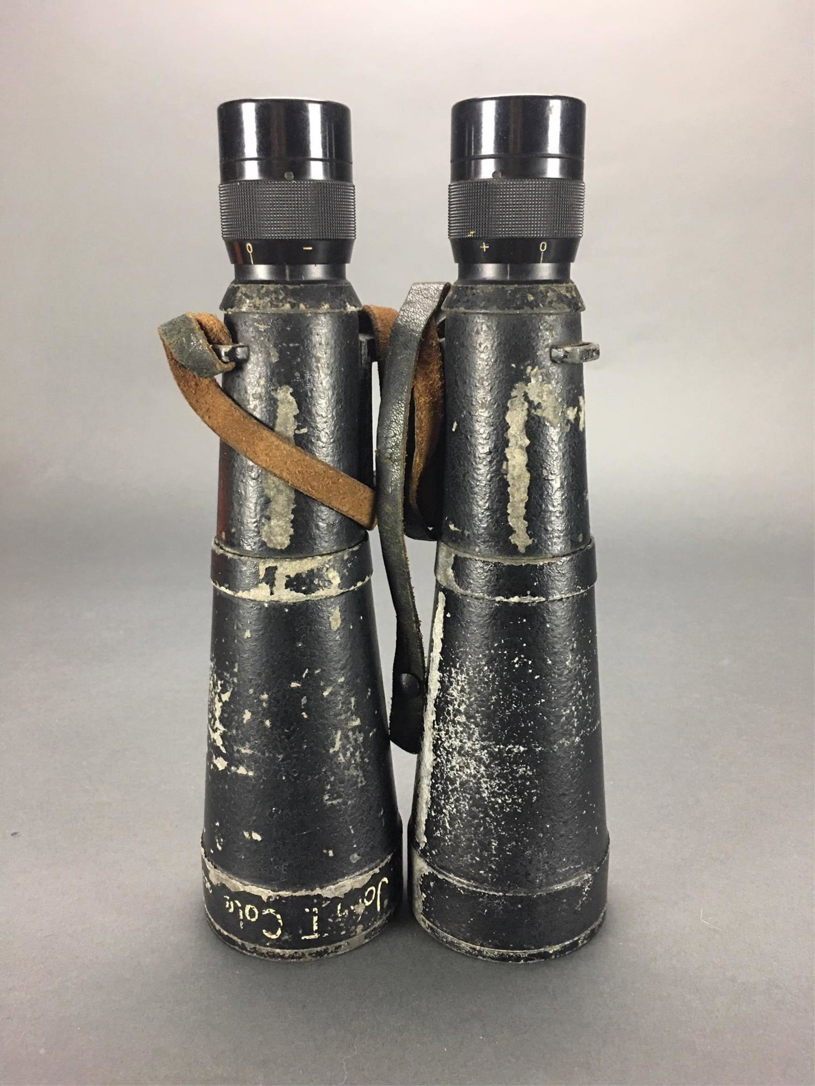 WWII Binoculars Belonging To Brig Gen John T. Cole: [Gear/Supplies] WWII Binoculars belonging to Brigadier General John T. Cole. Cole's name written on inside of lid and and on binoculars, as a colonel, his rank during World War II. Marked Hensoldt-Wet