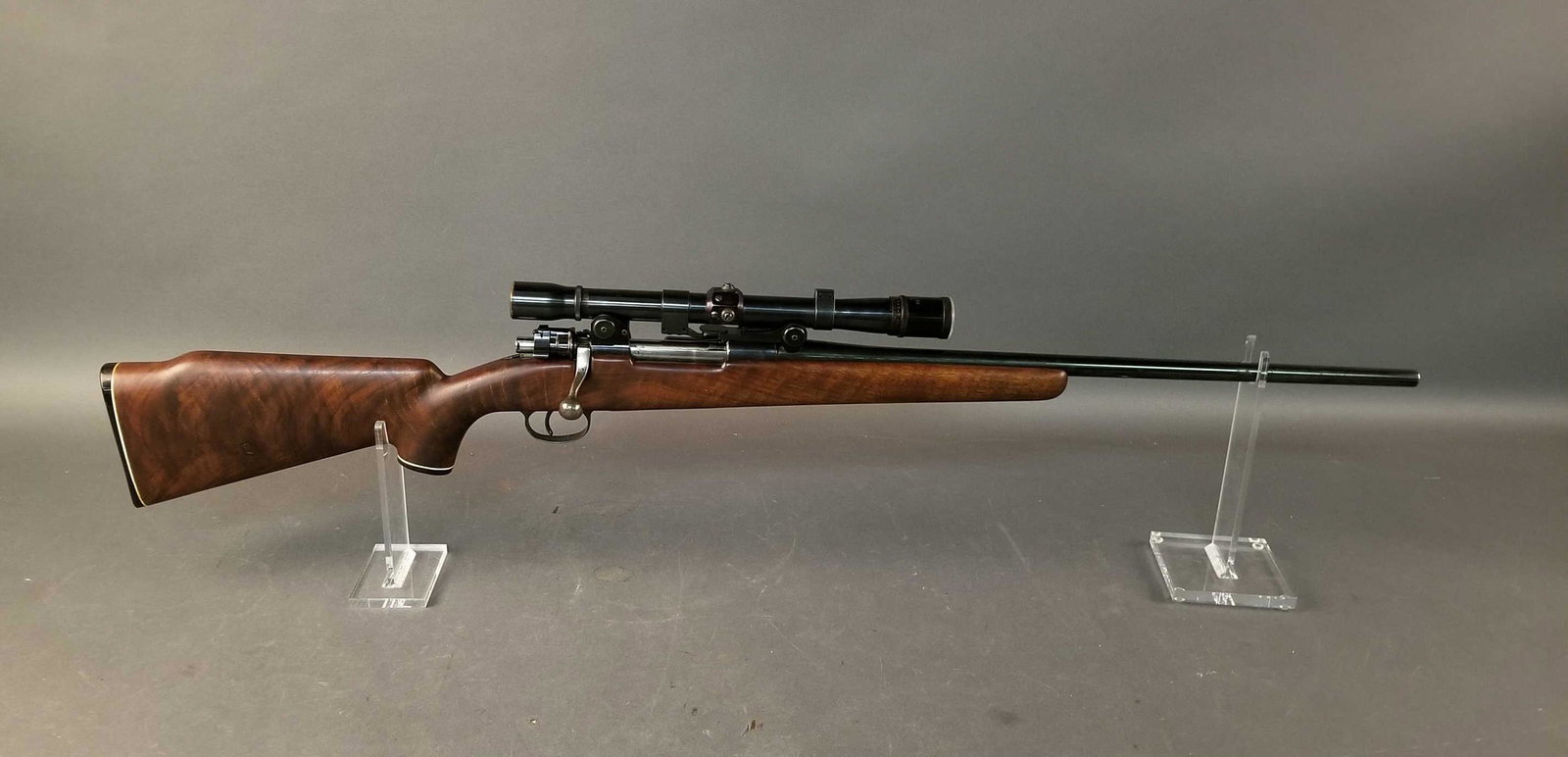 Model-k98 Mauser Sporter Rifle .257 Cal.: [Modern Firearms] WW2 Model-k98 Mauser Carbine Sporter Rifle, Converted to.257 Roberts Cal. ++ Marked on side of receiver "Mod.98" with worn WWII Reichsadler still visible, serial 698 P ++ Weaver K 2.