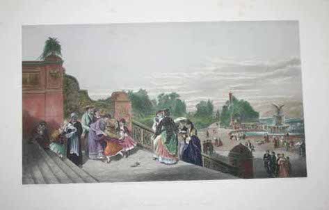 ~21 Lithographs: Am history, cities, army officer