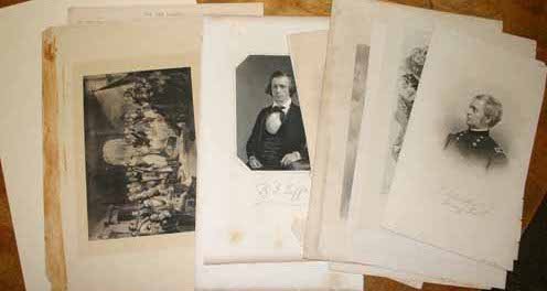 ~21 Lithographs: Am history, cities, army officer - 5