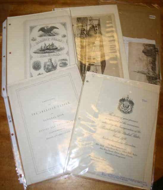 ~43 items, incl. invitation to Wilson inaugural.