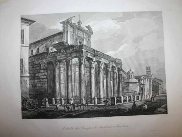 ~17 engravings: Architecture. [C. 1700's - 1800's - 4