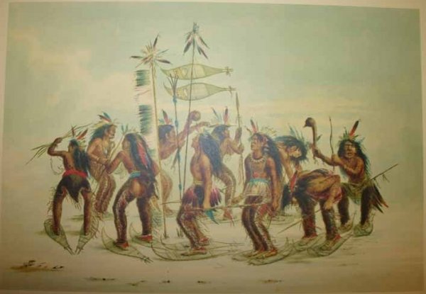 6 Collotypes: George Catlin's... Indian Portfolio - 5