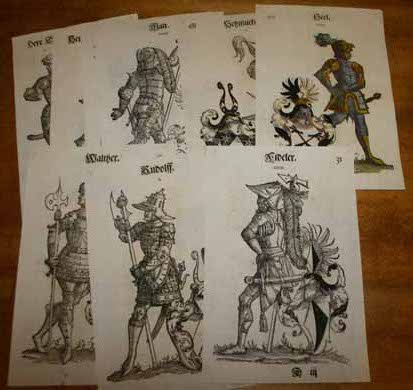 ~29 prints: Armor, Roman warriors, military unifo