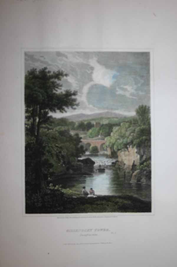 14 prints: Landscape, horses, German cities. - 2