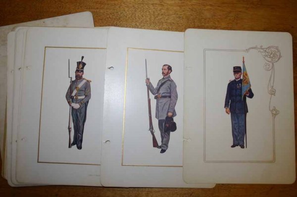 ~44 items: ~20 Mtd color plates [C. 1869] + other