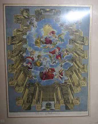 2 hand-colored engravings (1700's-1800's) + litho - 2