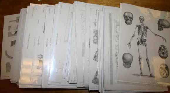 ~57 plates: ships, architecture, anatomy, botany.